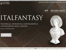 Tablet Screenshot of italfantasy.com